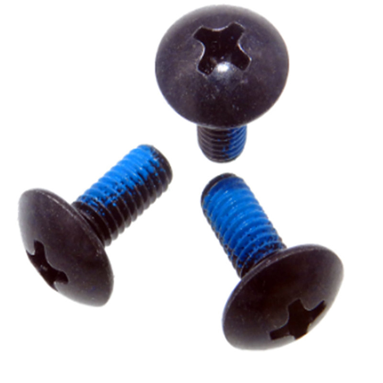 Big truss head cross recessed screw with nylon patch