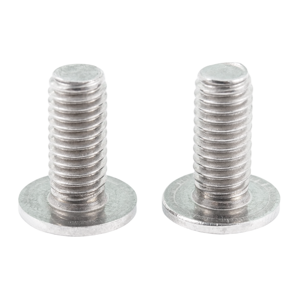 Dostosowane śruby z łbem płaskim ze stali nierdzewnej i aluminium z wzorem CD Dostosowane śruby z łbem płaskim ze stali nierdzewnej i aluminium z wzorem CD