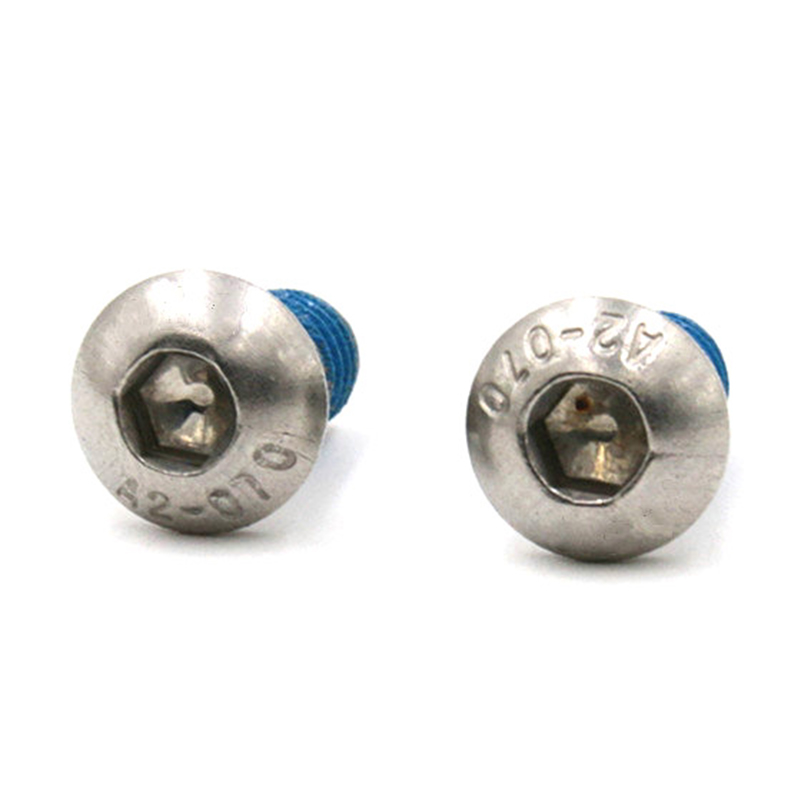 Hexagon socket button head micro screw with Nylon patch Hexagon socket button head micro screw with Nylon patch