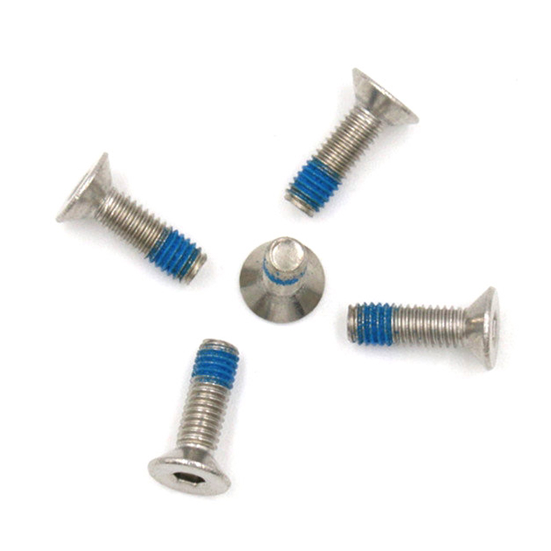 Śruby blokujące micro mini ze stali nierdzewnej 304 z łbem stożkowym płaskim i gniazdem sześciokątnym Śruby blokujące micro mini ze stali nierdzewnej 304 z łbem stożkowym płaskim i gniazdem sześciokątnym