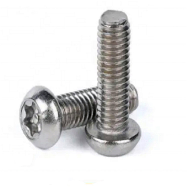 Śruba zabezpieczająca Torx z 6-płatkami, zabezpieczona łbem guzikowym ISO7380 Śruba zabezpieczająca Torx z 6-płatkami, zabezpieczona łbem guzikowym ISO7380
